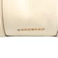 Chalk White Large Leather Tote Bag