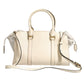 Chalk White Large Leather Tote Bag
