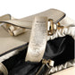 Chalk White Large Leather Tote Bag