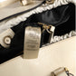 Chalk White Large Leather Tote Bag