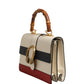 Dionysus Bamboo Top Handle Bag Colorblock Leather