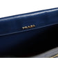 Blue Saffiano Leather 2way Bag