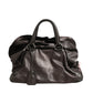 Metallic Nappa Leather Ruffle Shoulder Bag