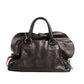 Metallic Nappa Leather Ruffle Shoulder Bag