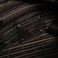 Metallic Nappa Leather Ruffle Shoulder Bag