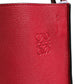 Gate Raspberry & Wine Leather Bucket Bag