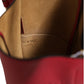 Gate Raspberry & Wine Leather Bucket Bag