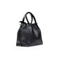 Black Polyester Handbag
