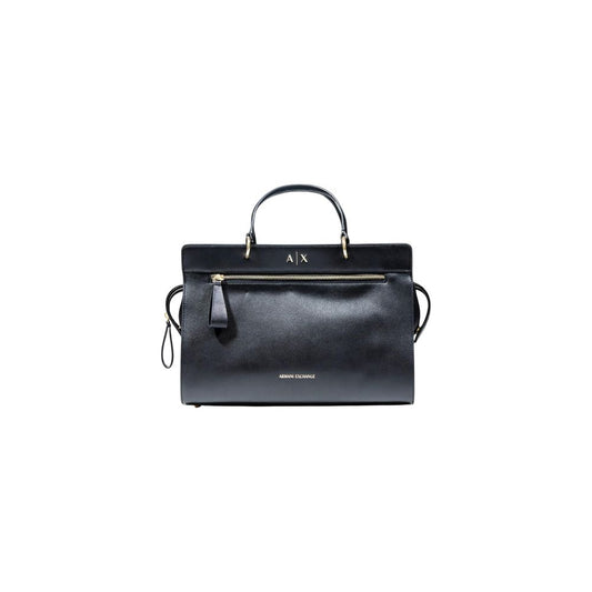 Black Polyester Handbag