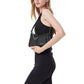 Black Polyester Handbag
