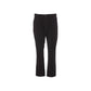 Black Elastane Athletic Pants
