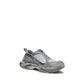 Gray Polyethylene Athletic Sneakers