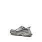 Gray Polyethylene Athletic Sneakers