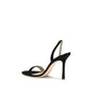 Black Calf Leather Bos Taurus Stiletto Heel Sandals