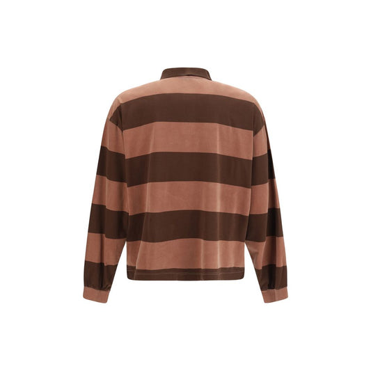 Brown Cotton Polo Shirt