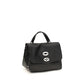 Black Calf Leather Bos Taurus Handbag