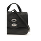 Black Calf Leather Bos Taurus Handbag
