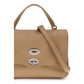Beige Calf Leather Bos Taurus Handbag