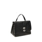 Black Calf Leather Bos Taurus Handbag