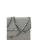 Gray Polyester Shoulder Bag