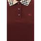 Bordeaux Cotton Casual Dress
