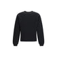 Black Cotton Sweatshirt