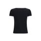 Black Cotton T-Shirt