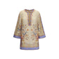 Multicolor Linen Casual Dress