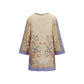Multicolor Linen Casual Dress