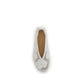 White Polyethylene Ballet Flats