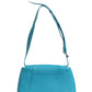 Calfskin S Downtown Blue Shoulder Bag