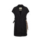 Black Cotton Casual Dress