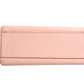 Pink And White Calfskin Small Nymphaea Top Handle Bag