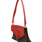 Saint Michel Monogram Epi Shoulder Bag Coquelicot