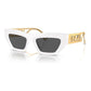 White Acetate Sunglasses