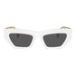 White Acetate Sunglasses