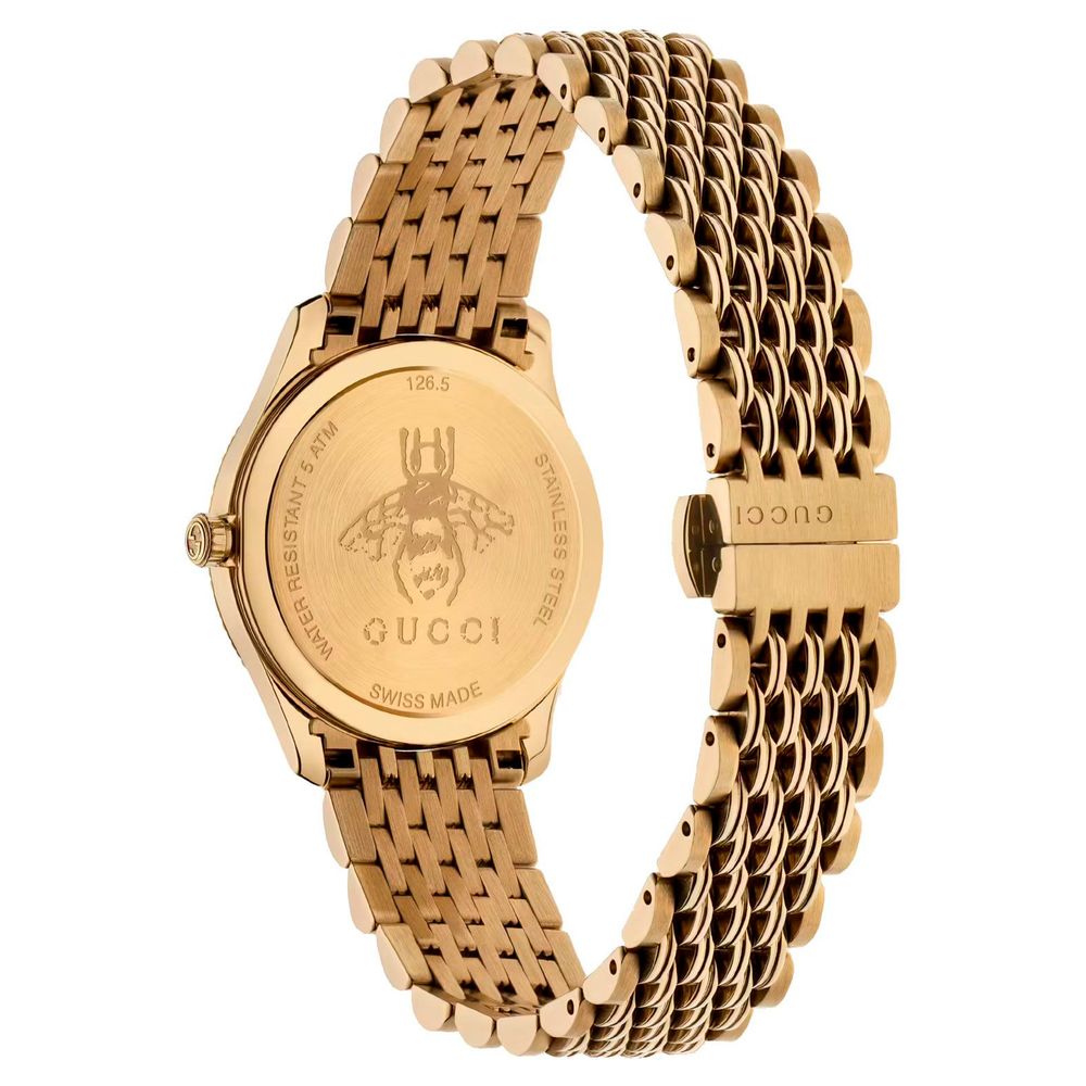 Gold Stainless Steel Dress Watch