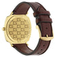 Multicolor Leather Dress Watch
