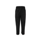Black Polyester Casual Pants