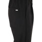Black Polyester Casual Pants