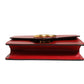 Marmont small shoulder bag in Rosso Ancora red leather
