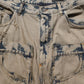 Beige Bleached Deconstructed Men Denim Jeans