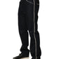 Black Cotton Mid Waist Classic Men Denim Jeans