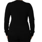 Black Angels Wool Crew Neck Pullover Sweater