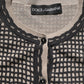 Black Floral Lace ButtonDownCardigan Sweater