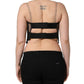 Black Sheer Tulle Bodysuit Cropped Corset Top