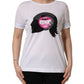 White D&G WE LOVE JAPAN Print Cotton T-shirt