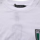 White Italia Flag Patch Round Neck T-shirt