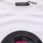 White D&G WE LOVE JAPAN Print Cotton T-shirt