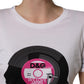 White D&G WE LOVE JAPAN Print Cotton T-shirt